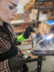 Girl Brazing Girl Brazing